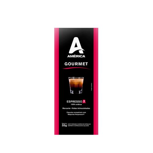Caixa com 10 Cápsulas de Café América Gourmet