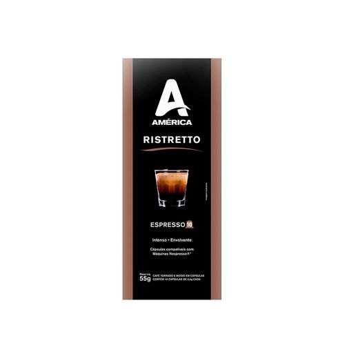 Caixa com 10 Cápsula de Café América Ristretto